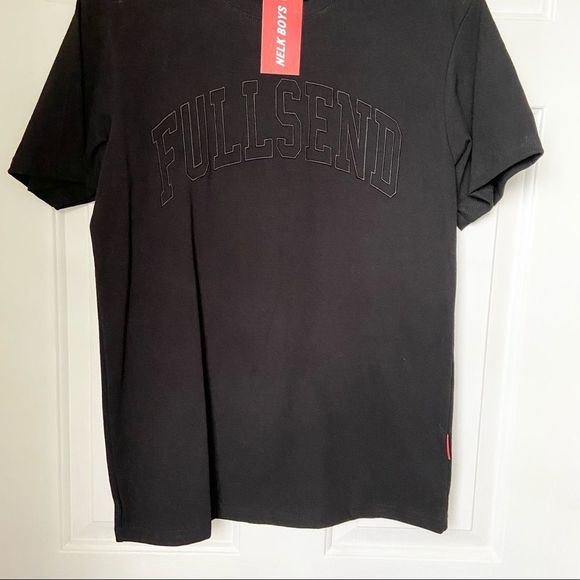 nelk boys - full send black varsity tee - Picture 2 of 4